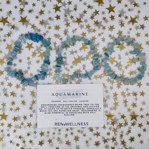 Aquamarine Chip Bracelet