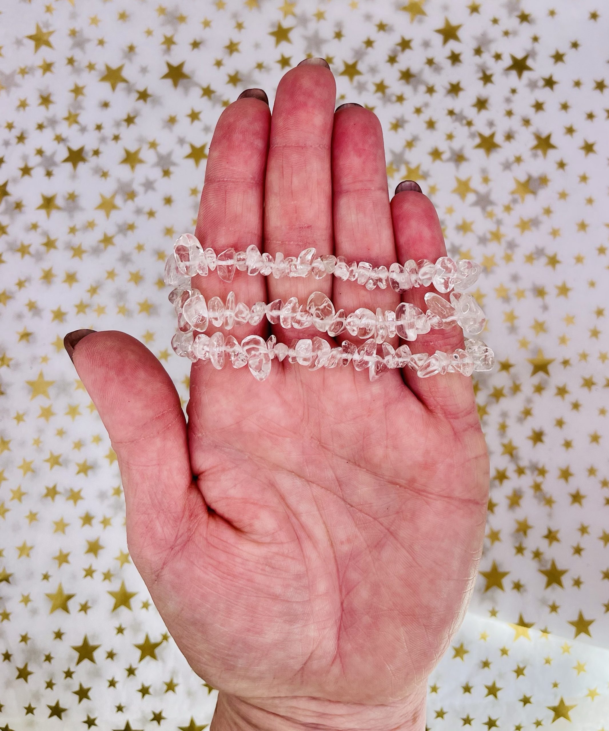 Clear Quartz chip Bracelet - Image 3