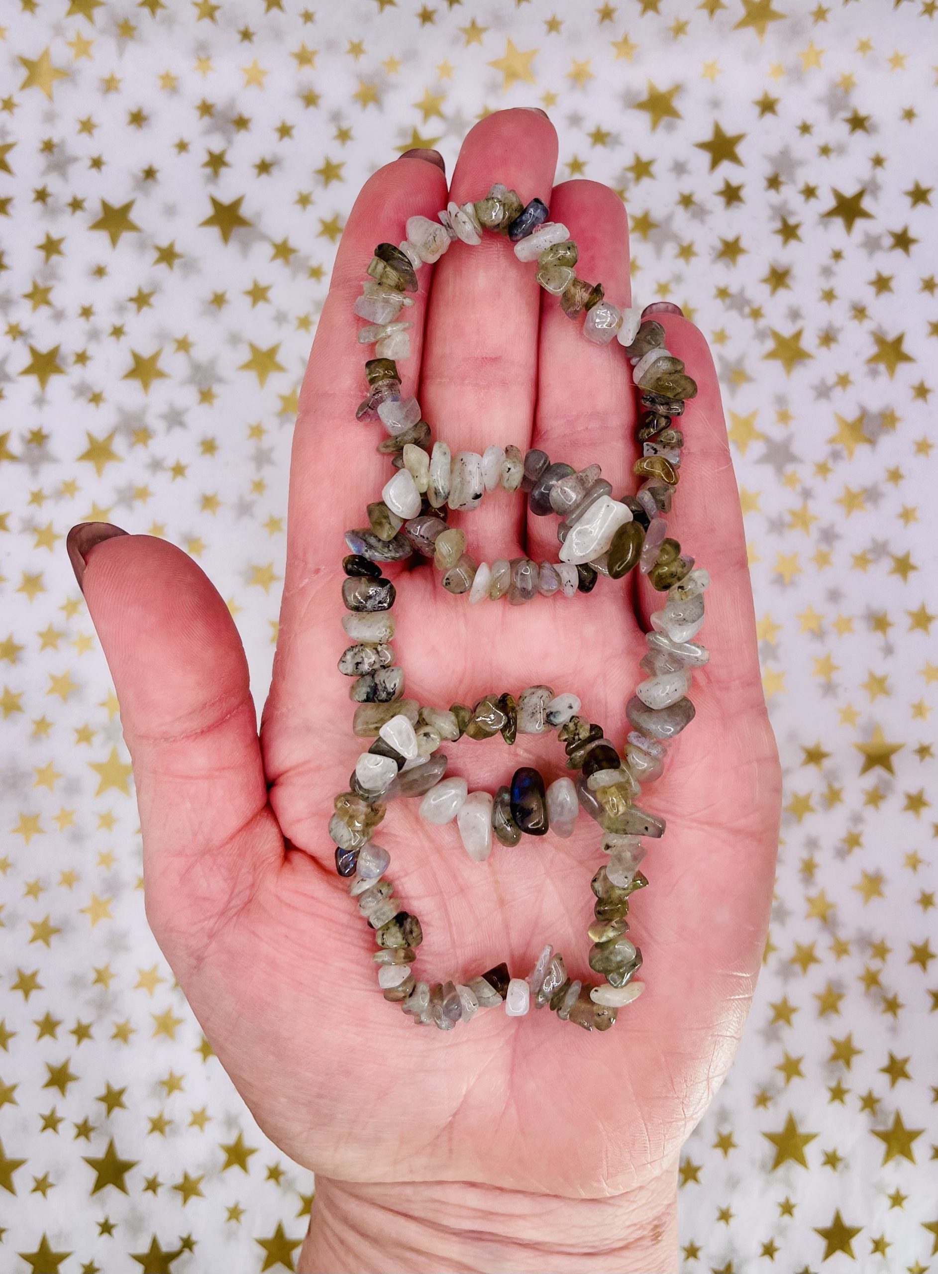 Labradorite Chip Bracelet