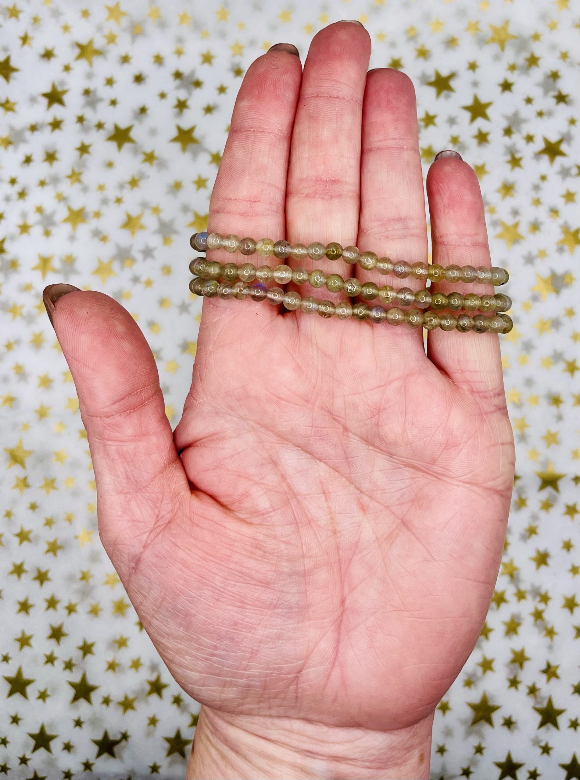 Labradorite 4mm Bracelet - Image 3
