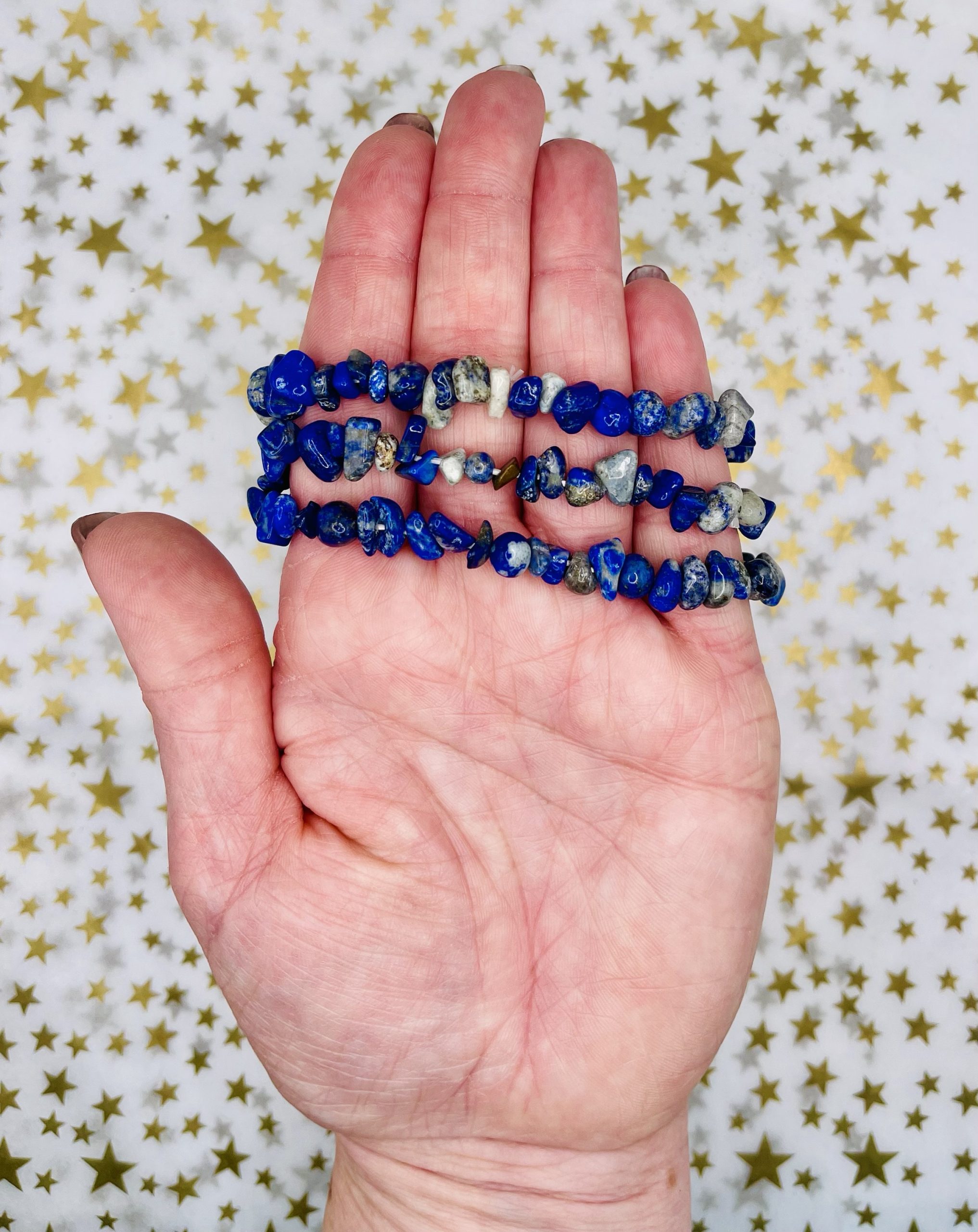 Lapis Lazuli chip Bracelet - Image 3