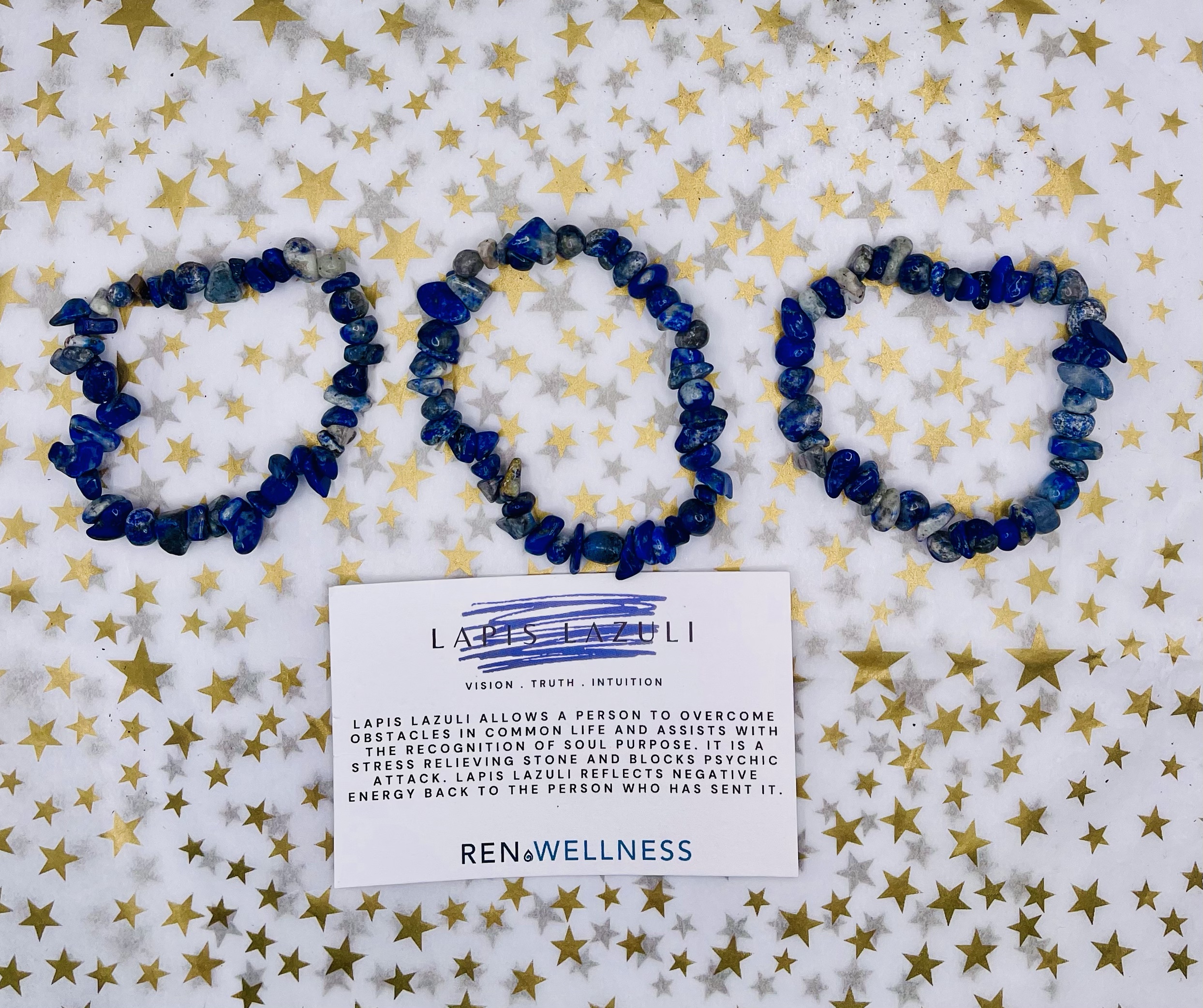 Lapis Lazuli chip Bracelet - Image 2