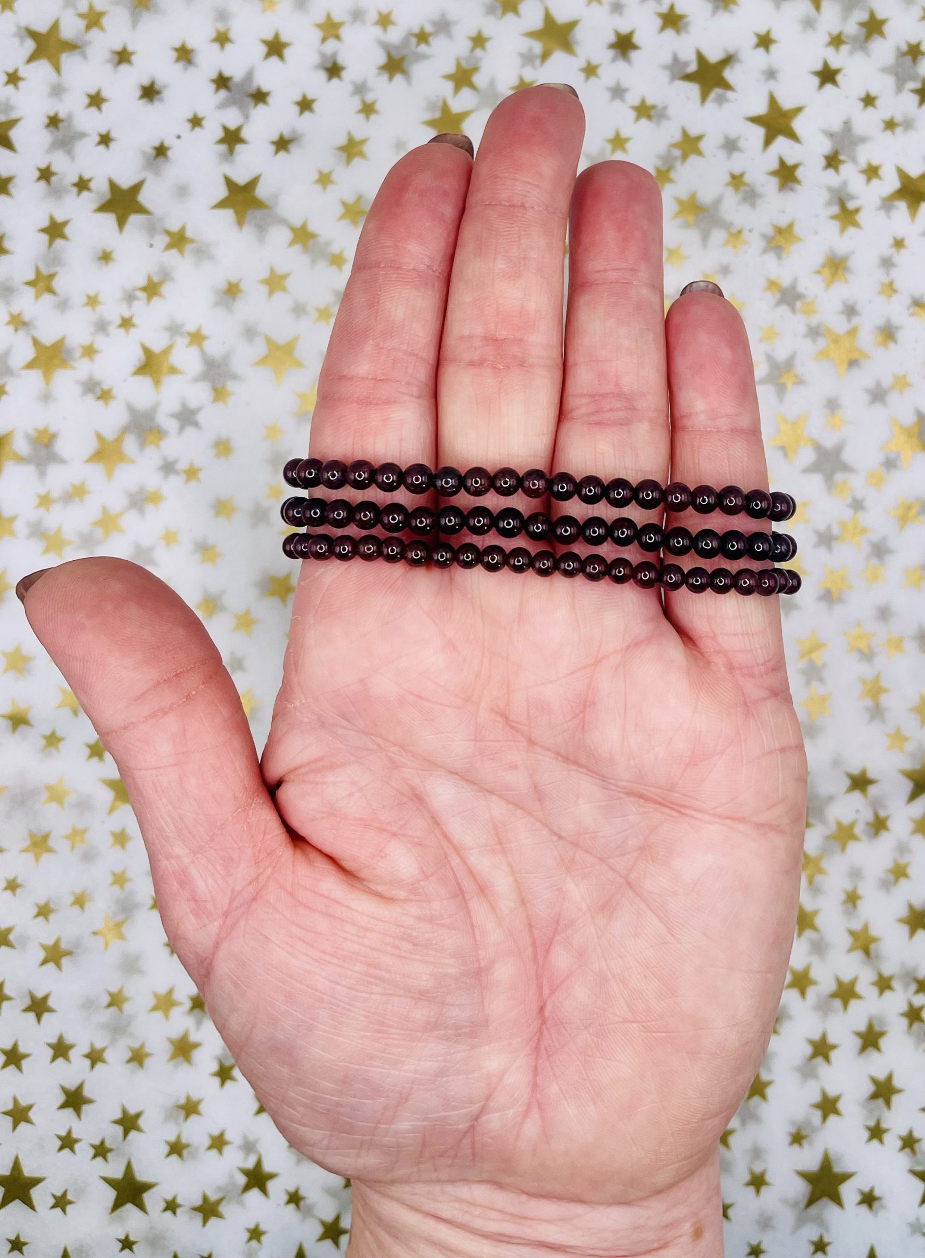 Garnet 4mm Bracelet - Image 3