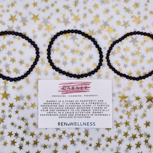 Garnet 4mm Bracelet