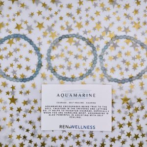 Aquamarine Bracelet 4mm