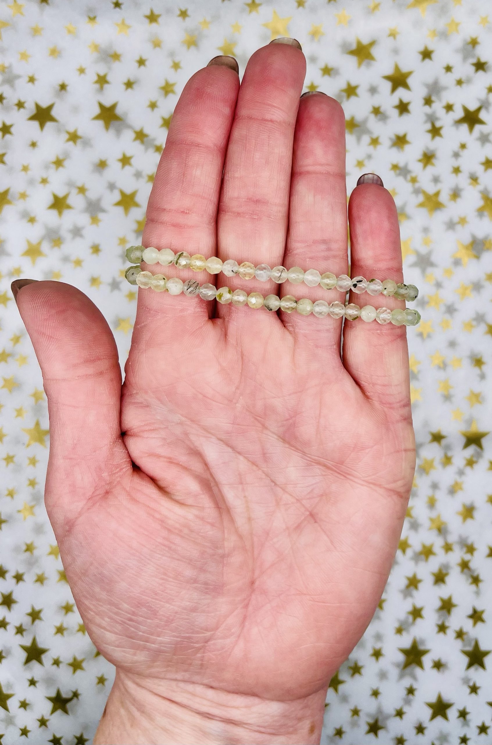 Prehenite 4mm Bracelet - Image 3