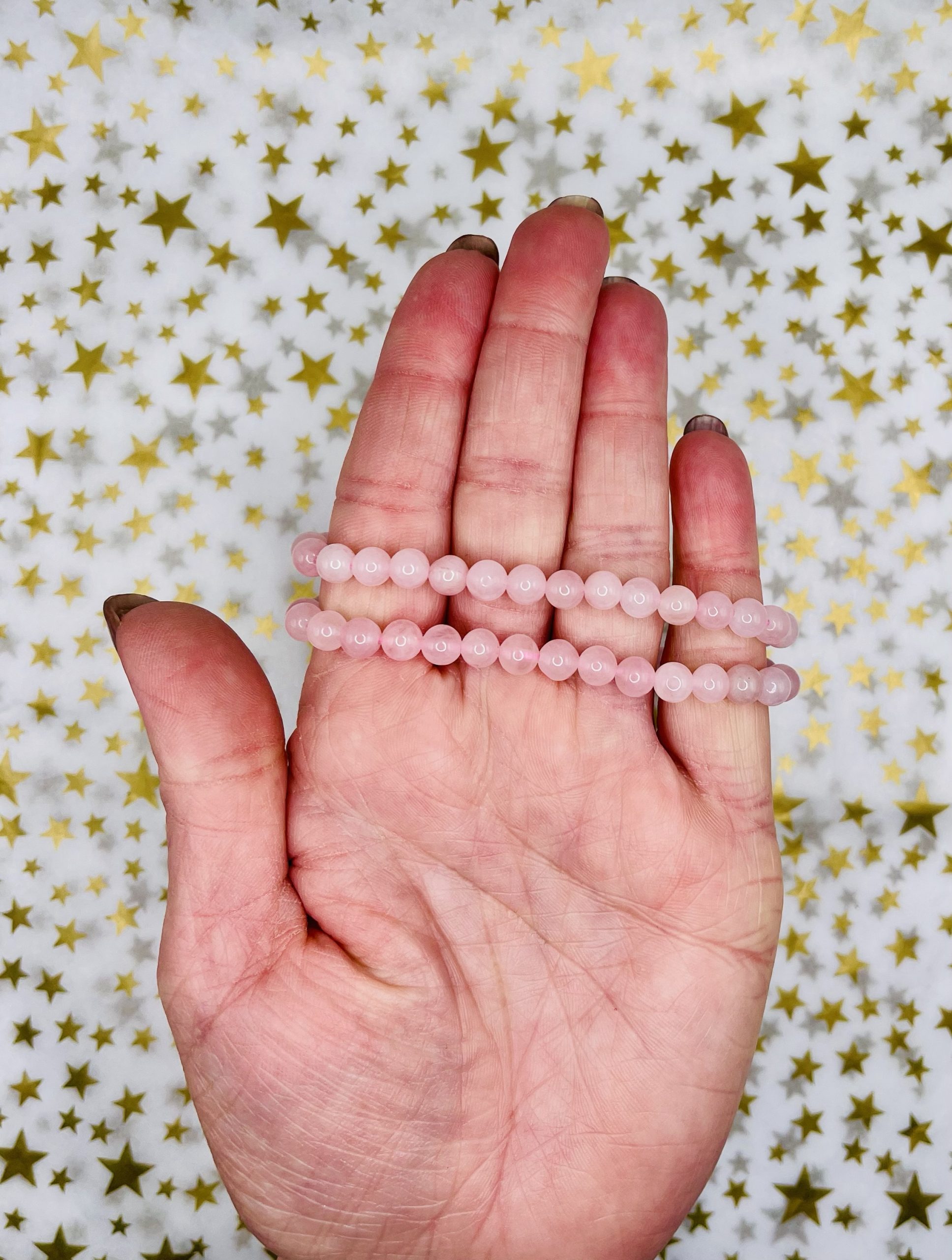 Rose Quartz 6mm bracelet - Image 3