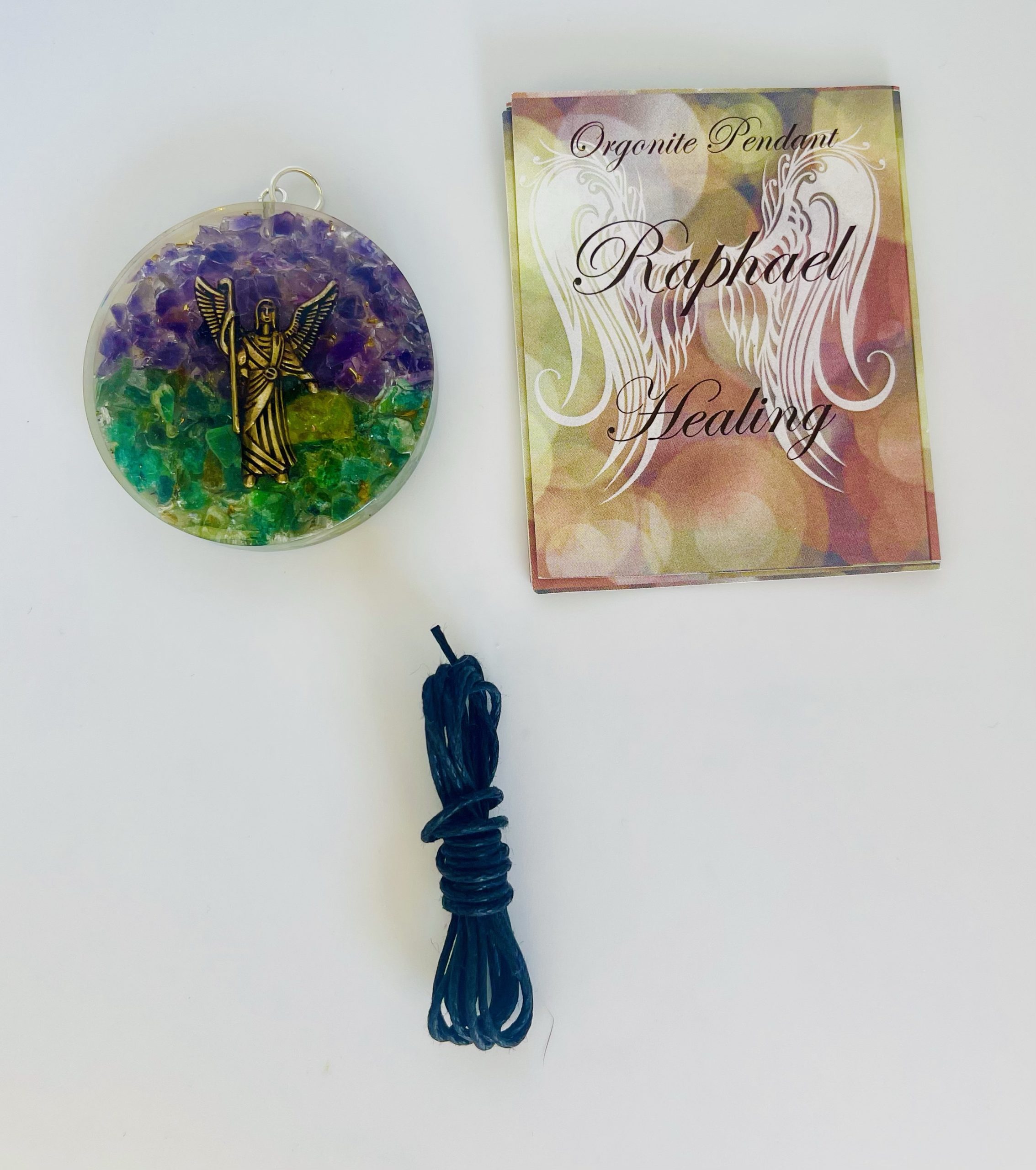 Archangel Raphael Orgonite Pendant - Image 2