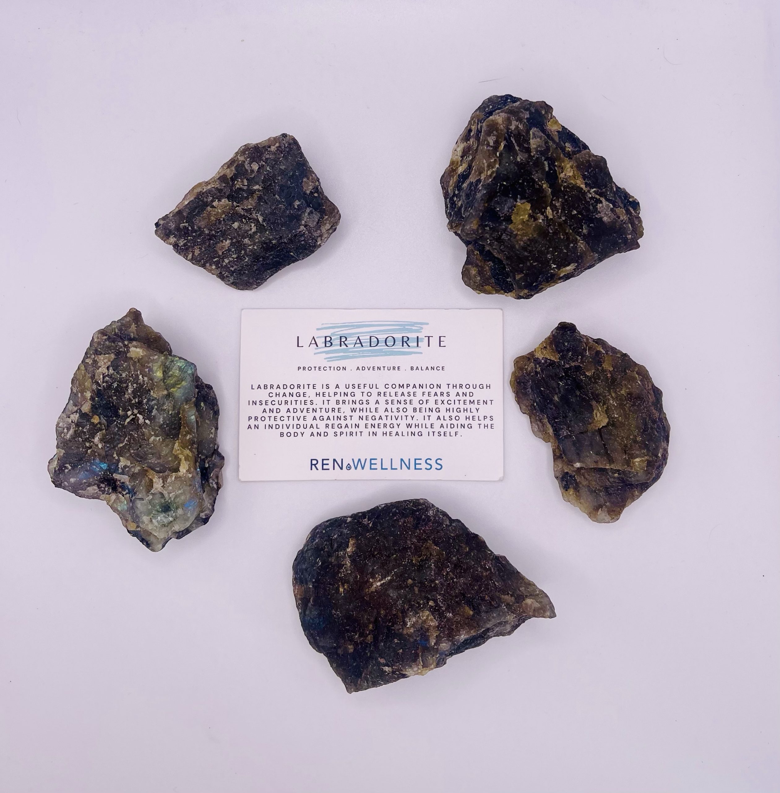 Labradorite tumbled stone