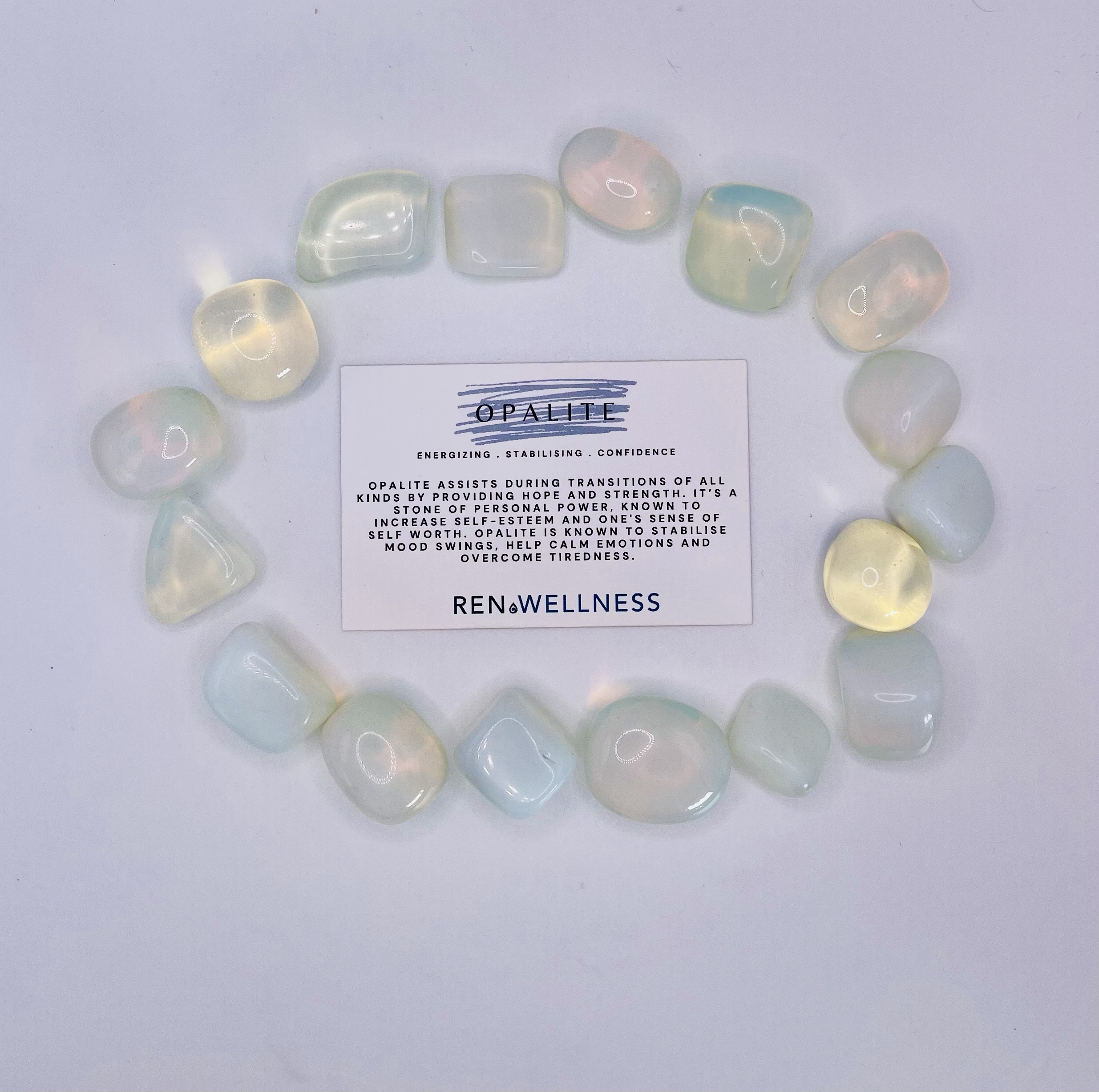 Opalite tumbled stone