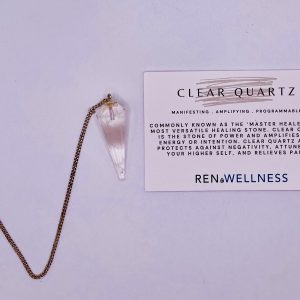 Clear quartz Pendulum