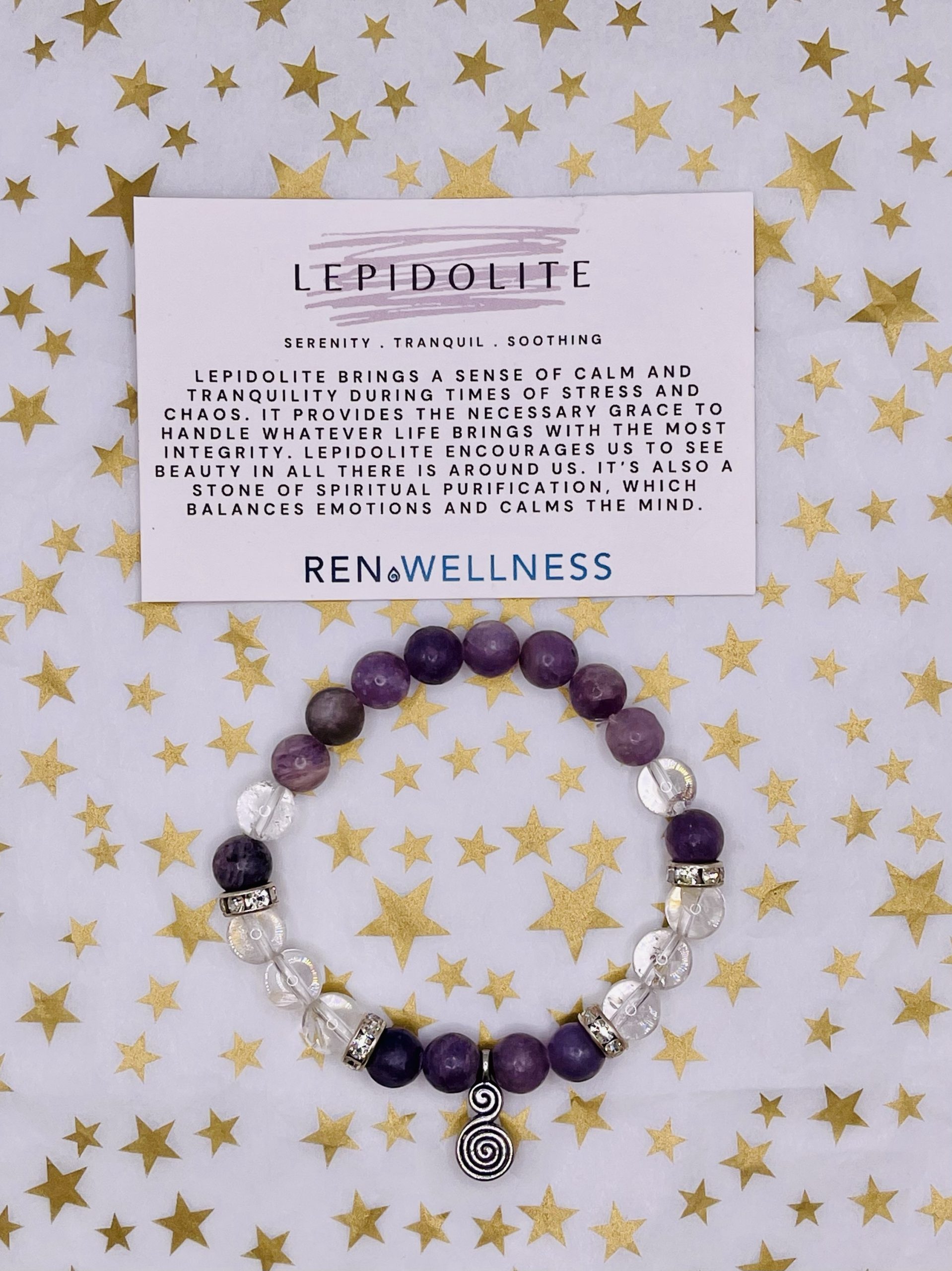 Lepidolite (8mm) bracelet