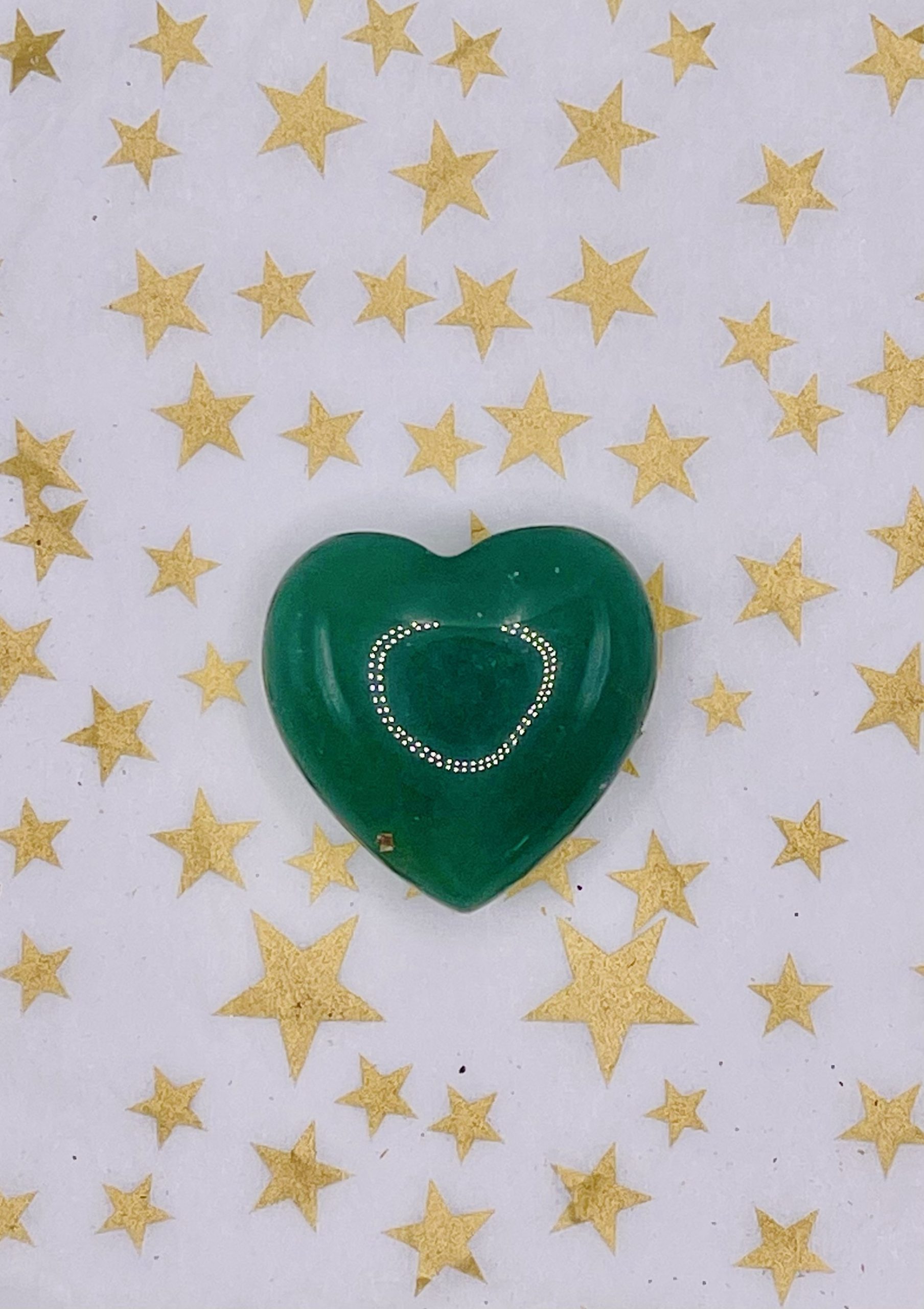 Green Aventurine heart