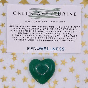 Green Aventurine heart