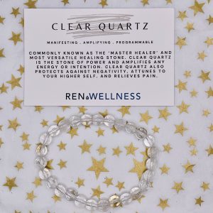 Clear quartz (8mm bead) bracelet